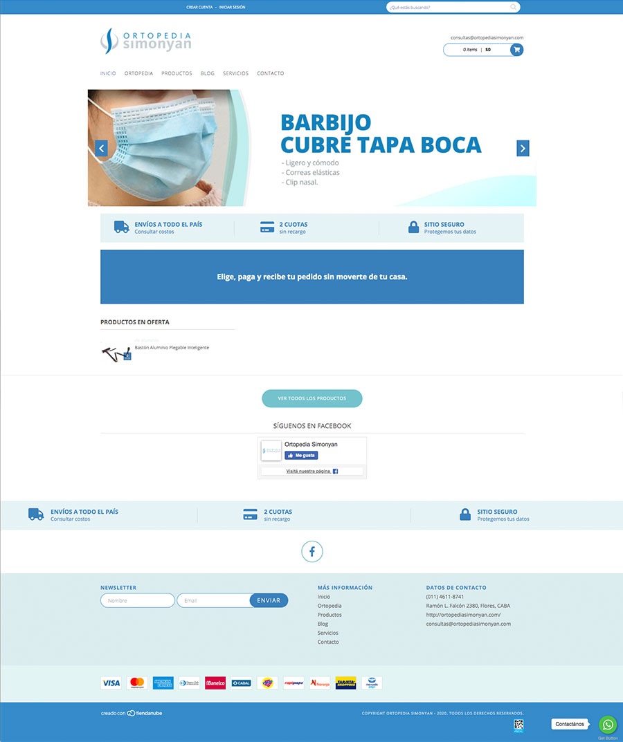 Ortopedia Simonyan - IDENTIDAD / EDITORIAL / INTERACTIVO / SERVICIOS COMPLEMENTARIOS - Aguaviva - Dejamos Marcas