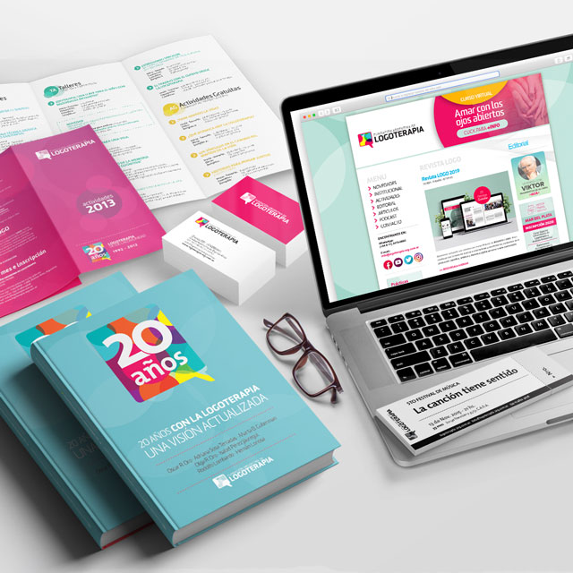 Fundación Argentina de Logoterapia - Identidad / Editorial / Interactivo / Redes Sociales - Aguaviva - Dejamos Marcas