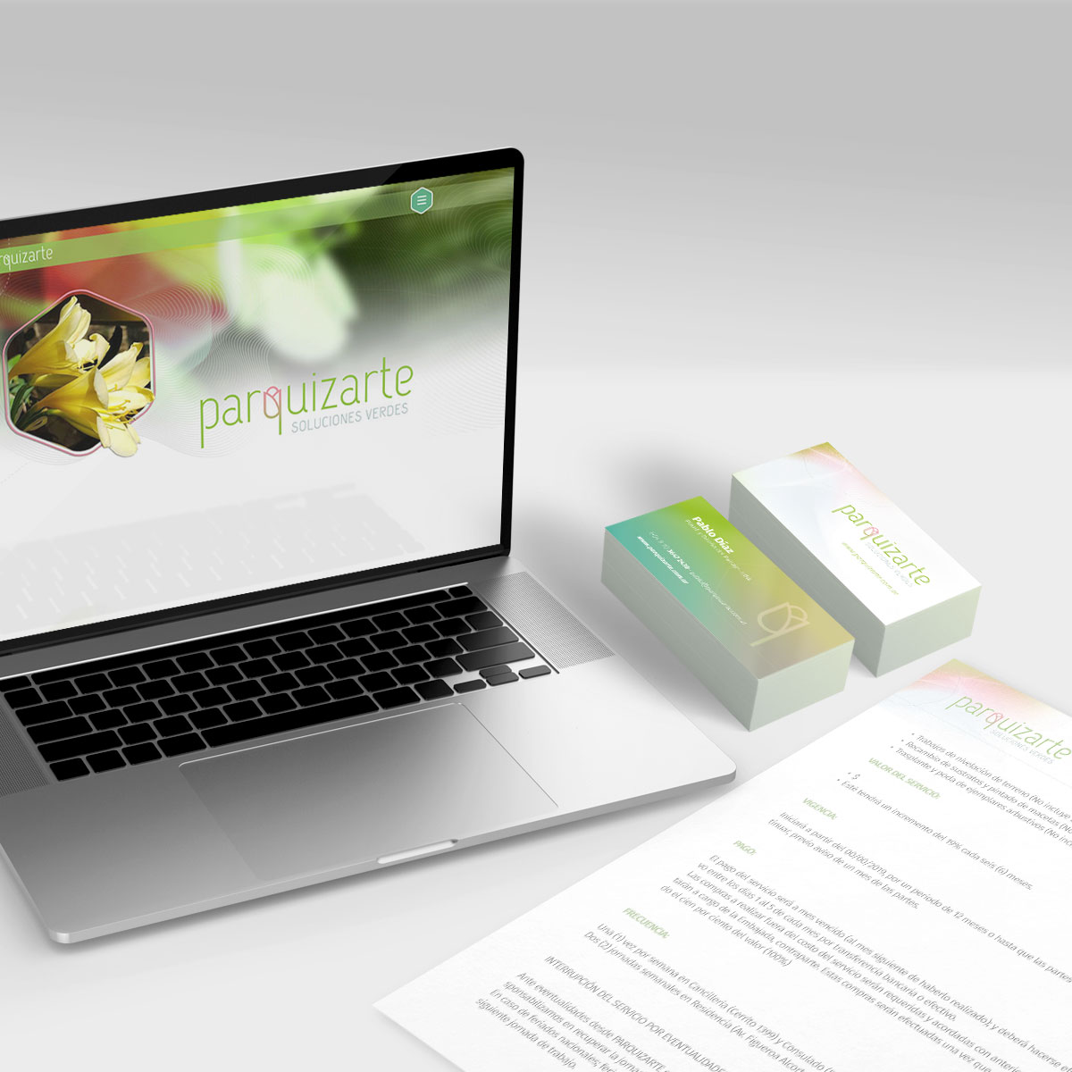 Parquizarte - IDENTIDAD / INTERACTIVO / EDITORIAL - Aguaviva - Dejamos Marcas