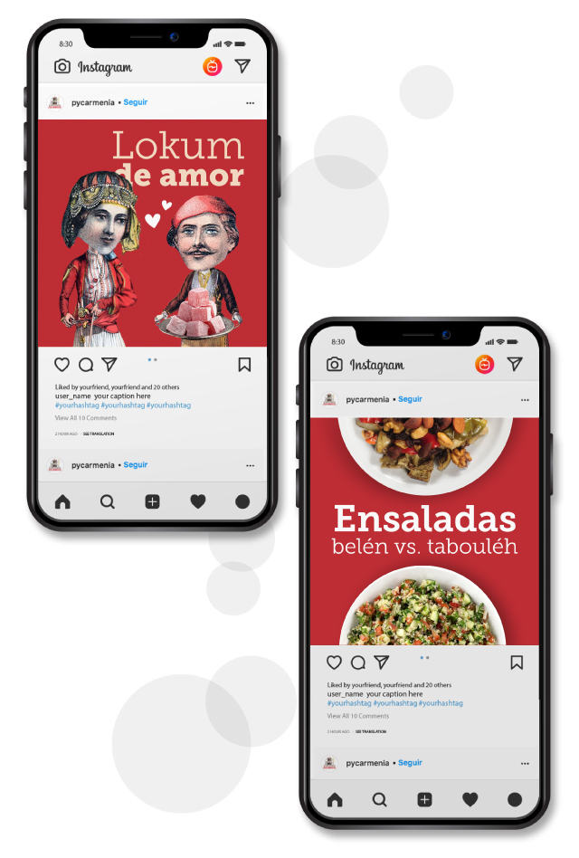 Panadería y Confiteria Armenia - INTERACTIVO / SERVICIOS COMPLEMENTARIOS / REDES SOCIALES - Aguaviva - Dejamos Marcas