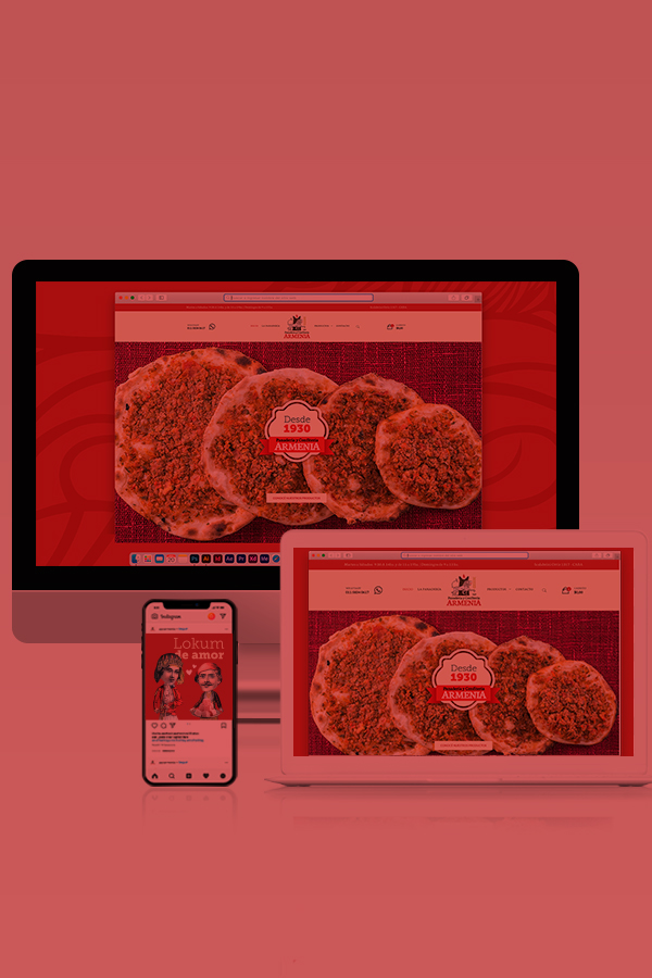 Panadería y Confiteria Armenia - INTERACTIVO / SERVICIOS COMPLEMENTARIOS / REDES SOCIALES - Aguaviva - Dejamos Marcas