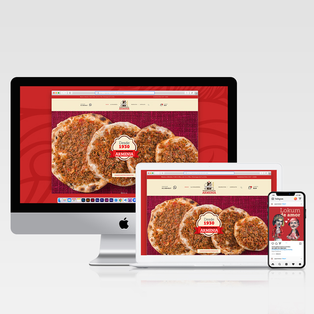 Panadería y Confiteria Armenia - INTERACTIVO / SERVICIOS COMPLEMENTARIOS / REDES SOCIALES - Aguaviva - Dejamos Marcas